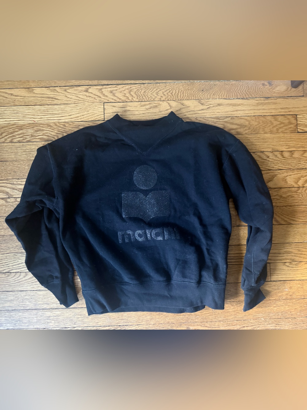 Isabel Marant Black Moby Crewneck Sweatshirt - Size 40